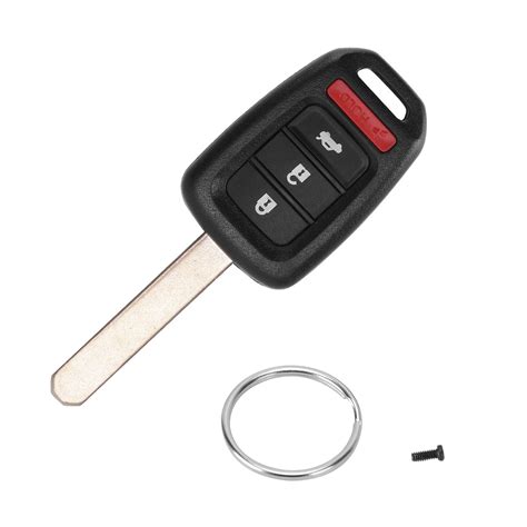 A is the bottom button to unlock and C is the top to lock. . Honda crv key fob red light stays on